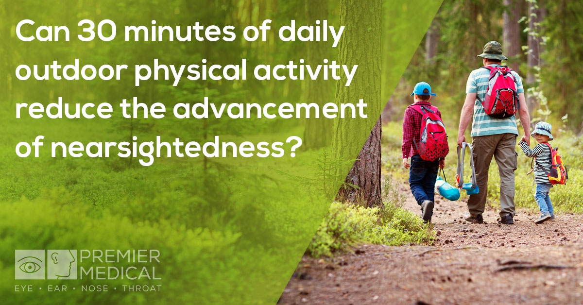 30 minutes of daily outdoor physical activity reduces the advancement of nearsightedness