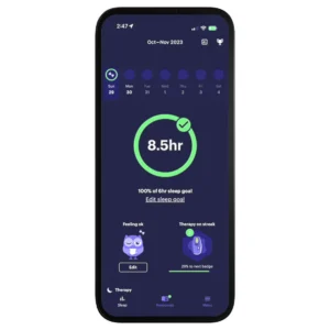 Inspire therapy on phone